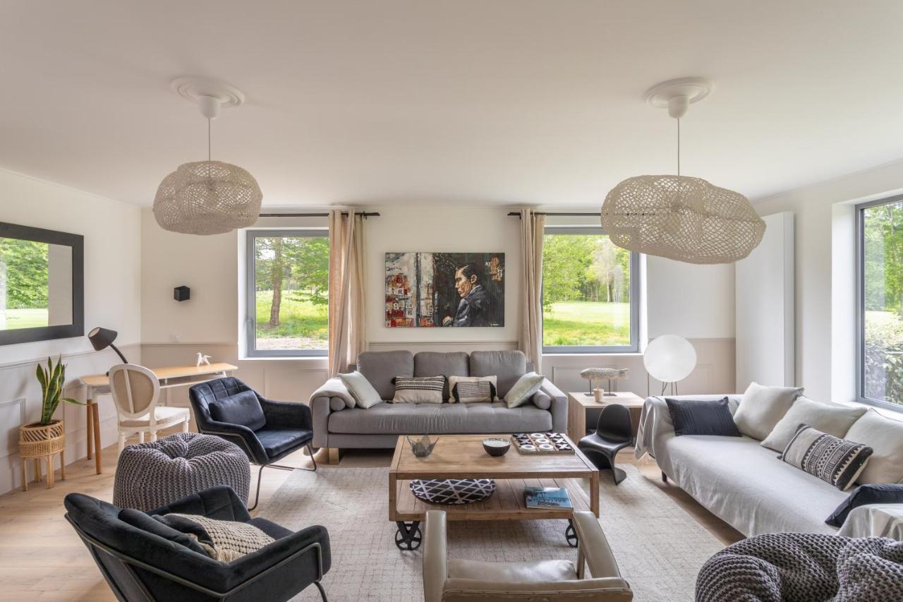 La Villa Du Golf - Avec Piscine Couverte Chauffee Et Jacuzzi Le Tronchet  Exteriér fotografie
